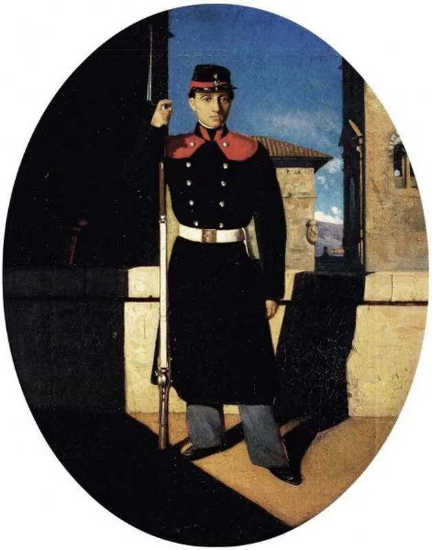 Soldato della Guardia Nazionale Toscana, 1861